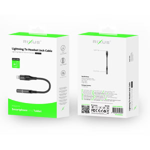 Rixus - Adaptador USB-C a 3,5 mm hembra 10 cm – Audio (RXMU36C) - ZONA PHONE