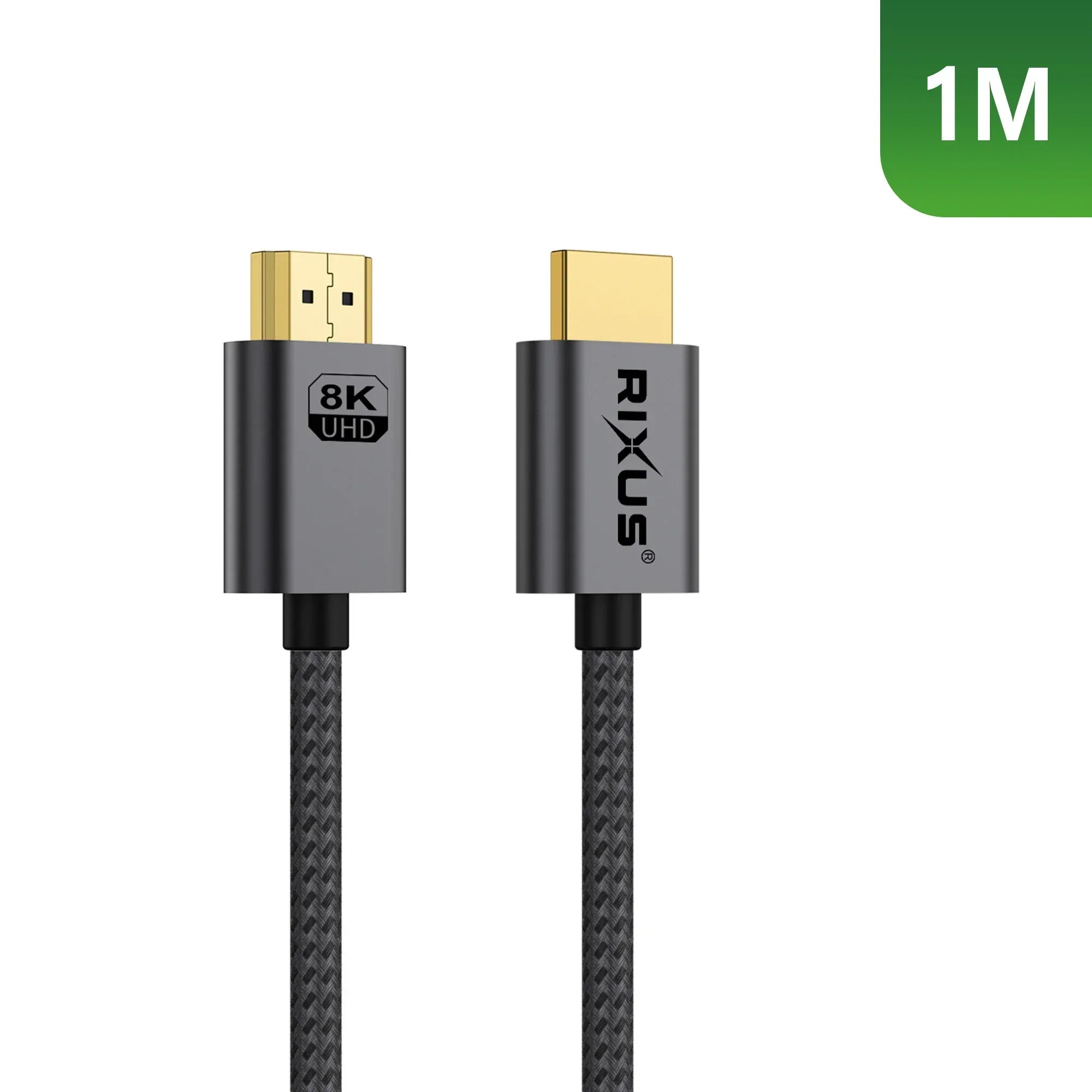 Rixus - Cable HDMI 8K 1 m – Calidad Premium (RXHU11) - ZONA PHONE