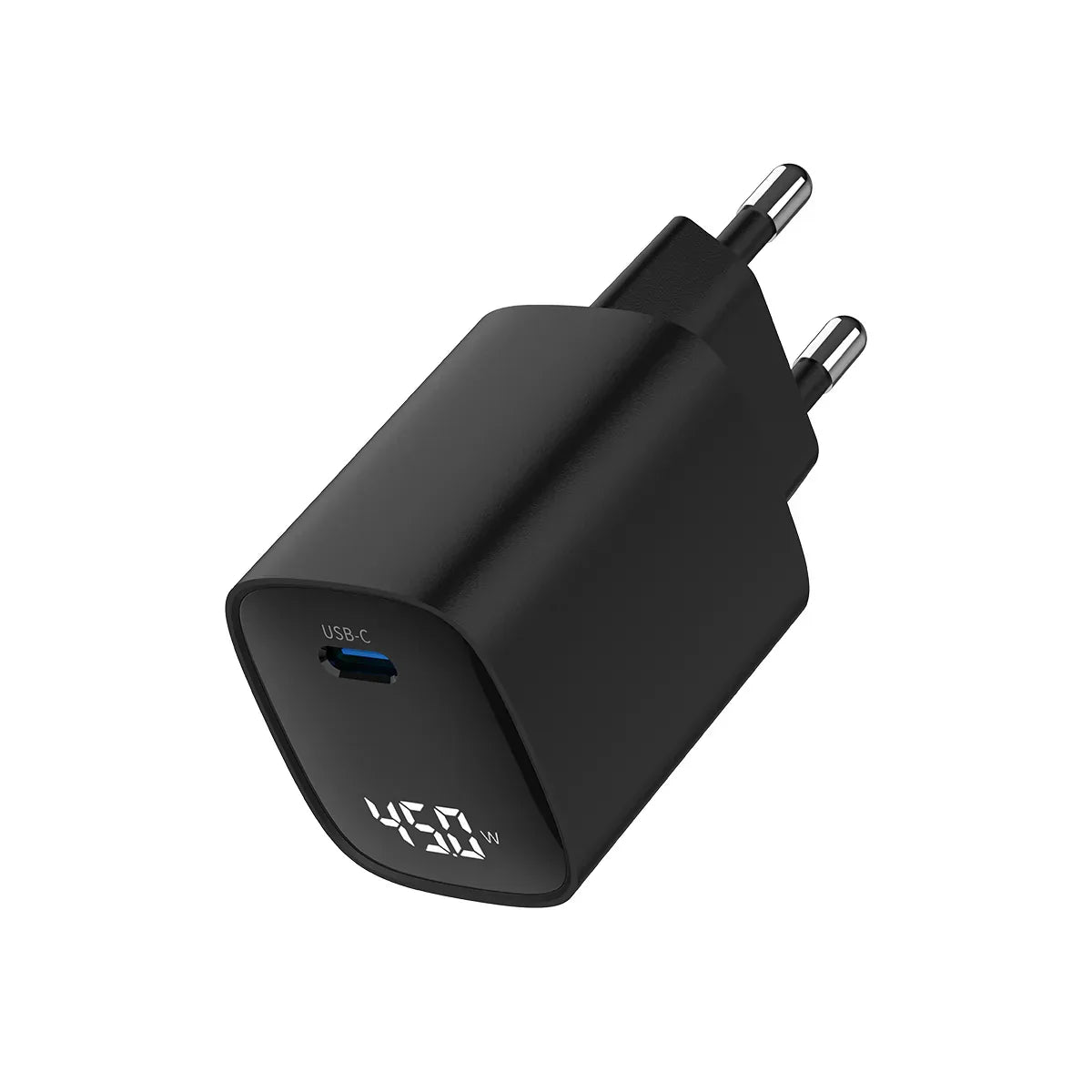 Rixus - Adaptador de corriente USB-C 45W con pantalla digital – Carga rápida (RXHC13) - ZONA PHONE