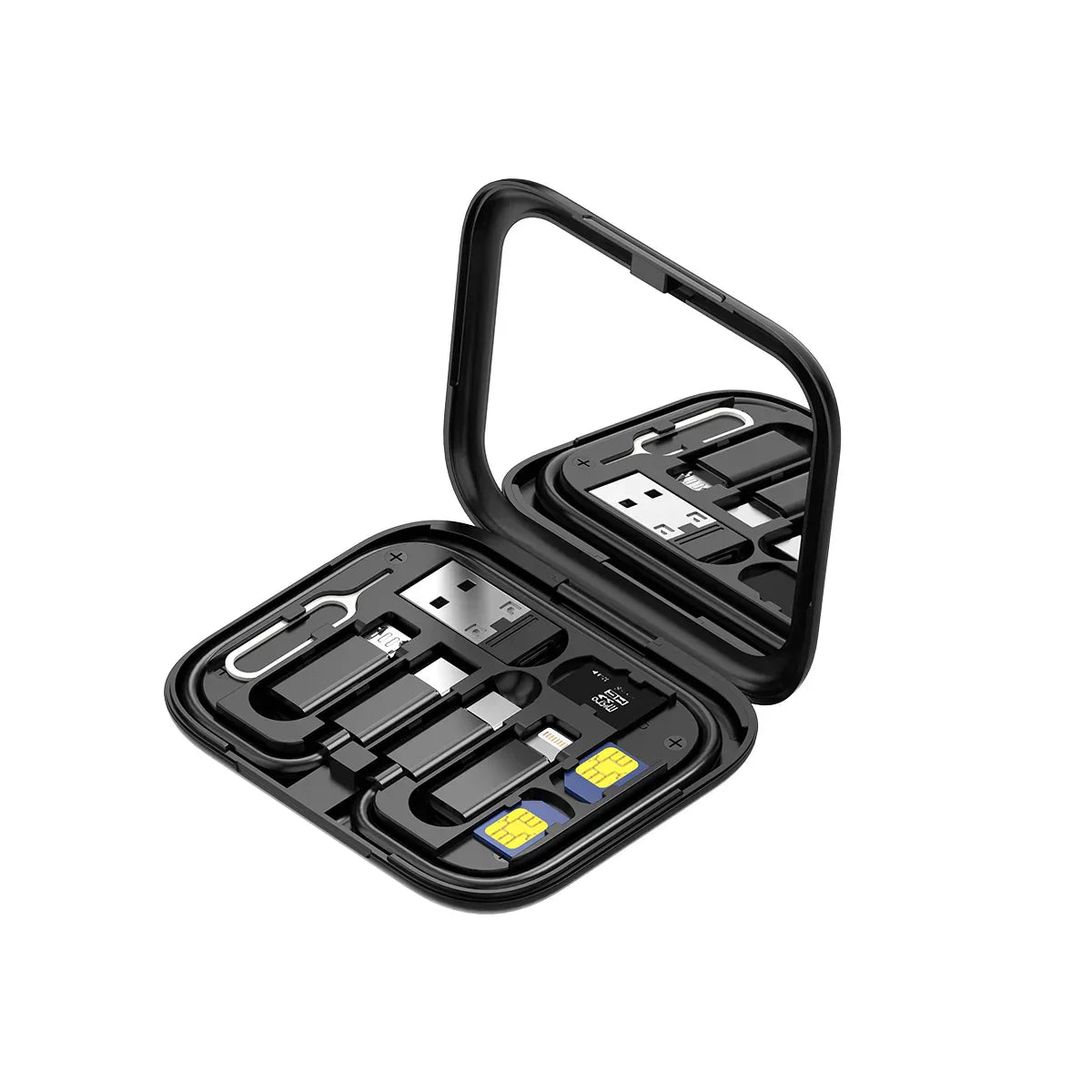 Rixus - Kit adaptador USB multifunción tipo tarjeta con espejo (RXUC16 - ZONA PHONE