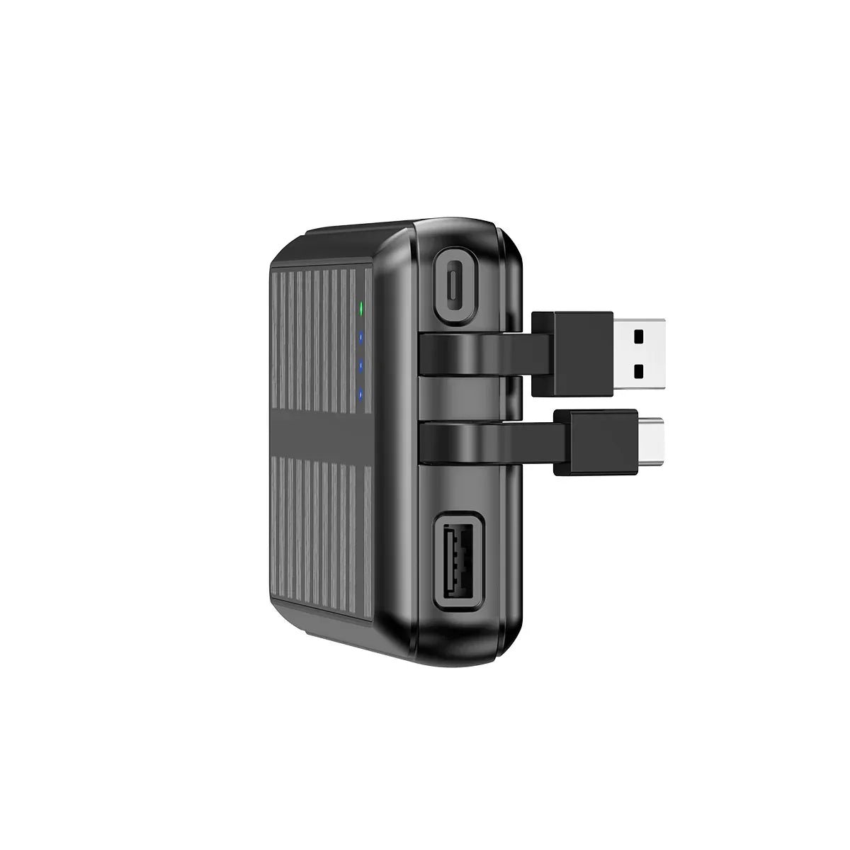Rixus - Batería externa solar 20.000 mAh con cables integrados (RXPB47) - ZONA PHONE