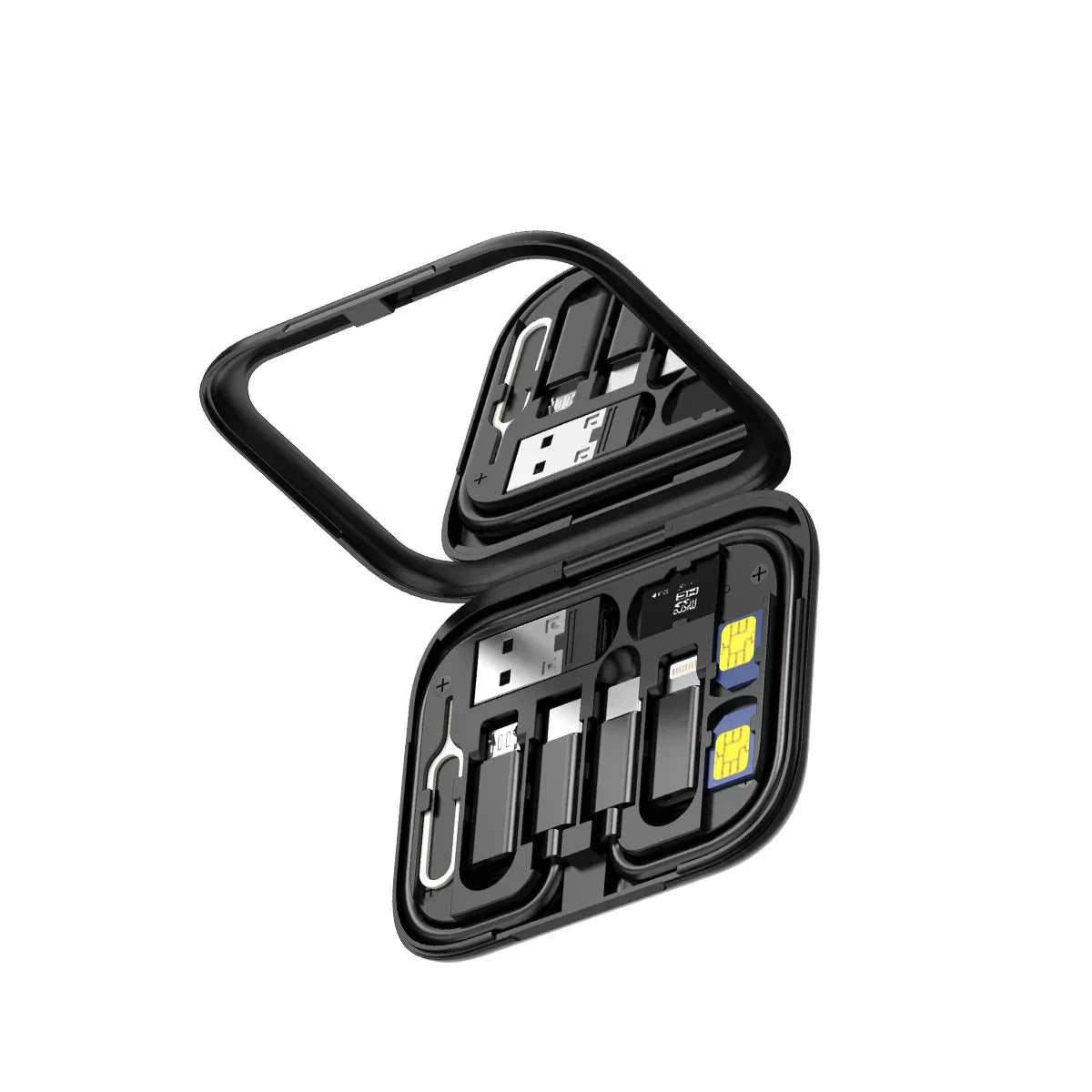 Rixus - Kit adaptador USB multifunción tipo tarjeta con espejo (RXUC16 - ZONA PHONE