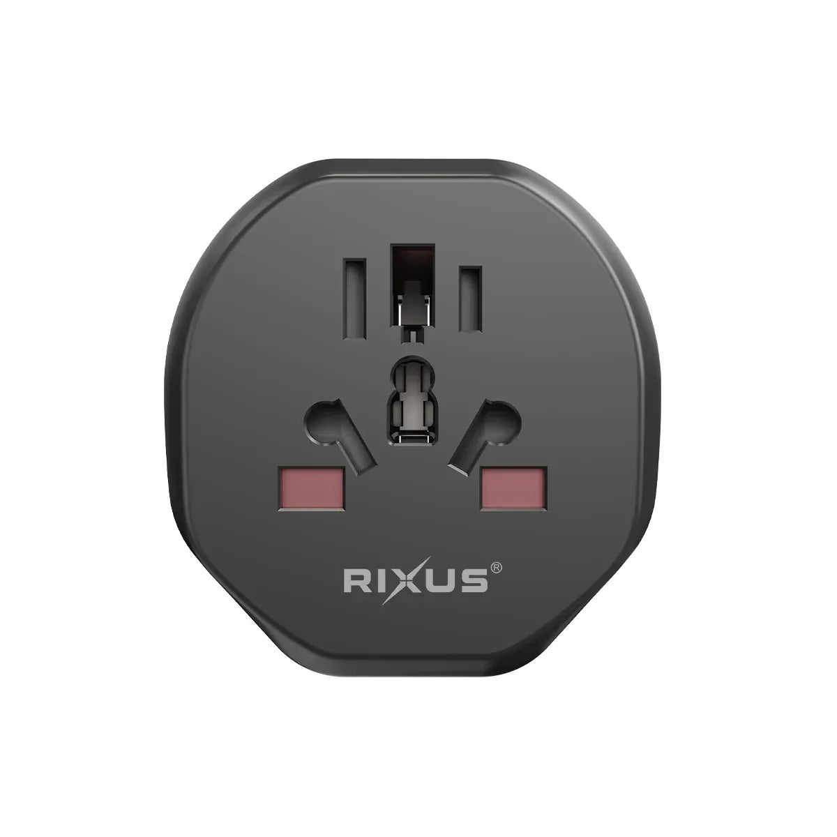 Rixus - Adaptador de corriente de viaje EU – Conectividad internacional (RXHC27B) - ZONA PHONE